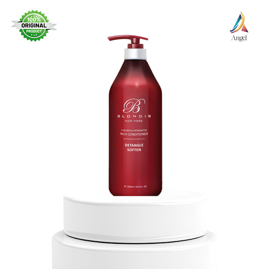 Luxurious Reparative Rich Conditioner 500Ml, 16.9 Fl Oz (Pack of 1), Clear by Blondis New York