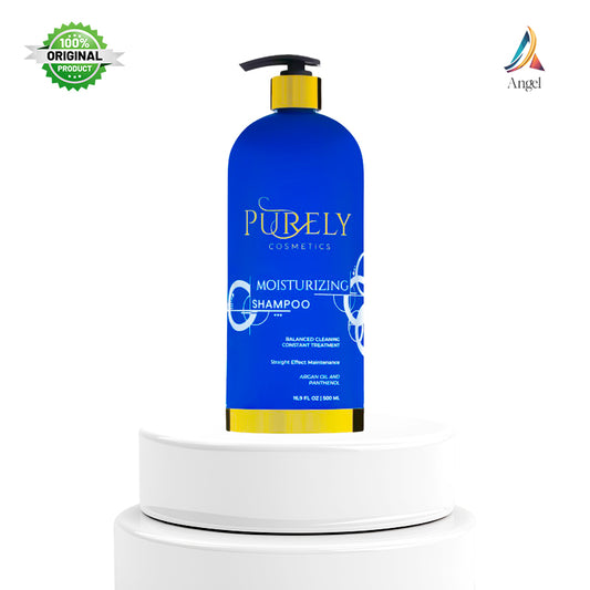 Purely Cosmetics Home care Moisturizing Shampoo 500 ml, For All Hair Types, 100% Natural Ingredients, Sulfate Free