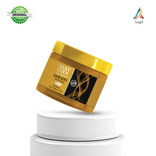 Silky Cool Keratin & Pro-Vitamin B5 Hair Mask 500ML - Gold